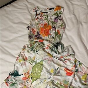 Elegant Floral Midi Dress